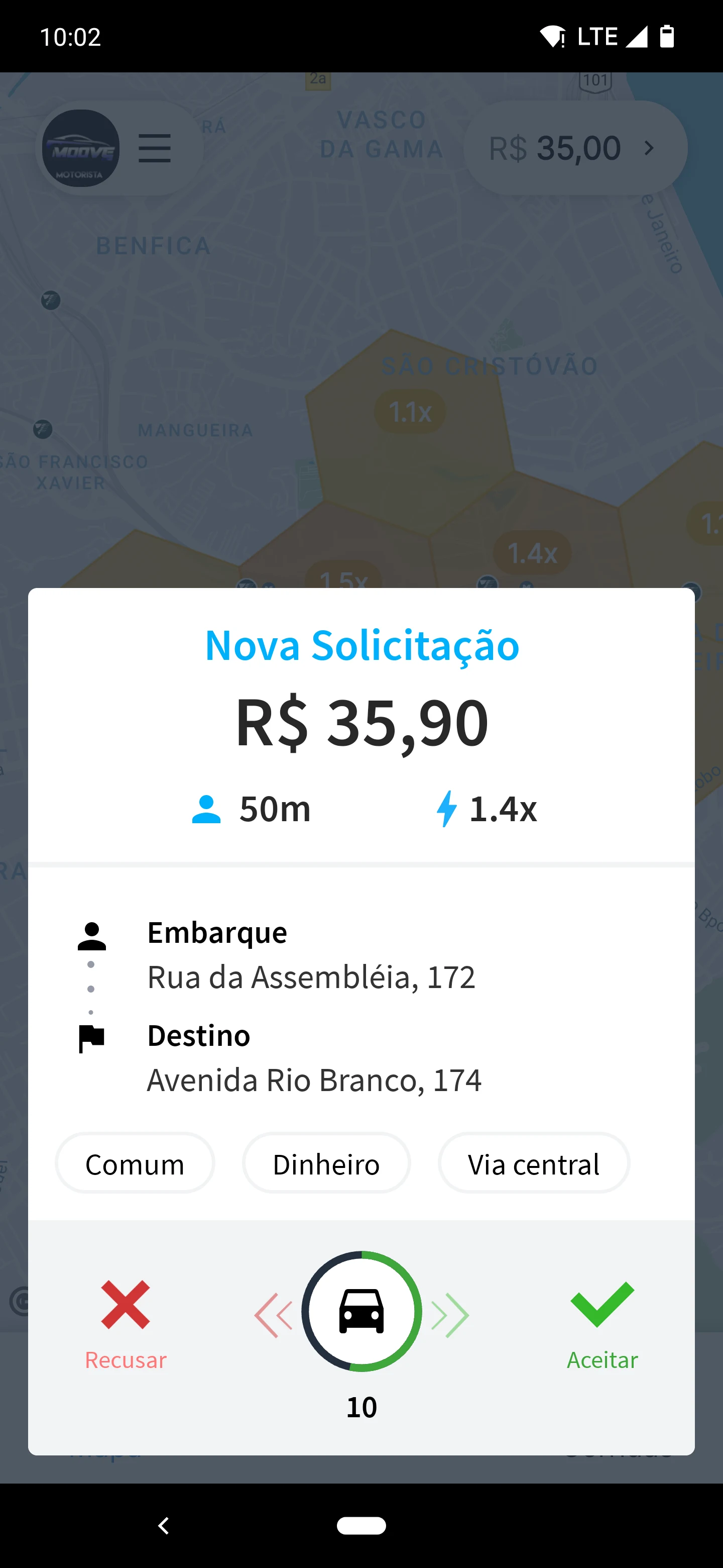 Moovecar - Motorista screenshot